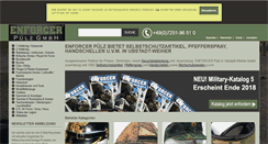 Desktop Screenshot of enforcer-military.de